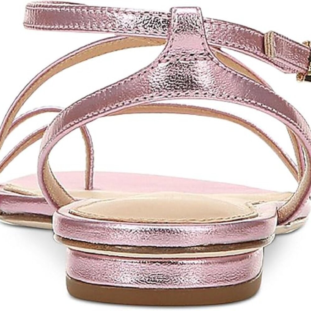 Via Spiga Women's V-Calandre City Sandal Flat, Rosa, 6 - Picture 3 of 3